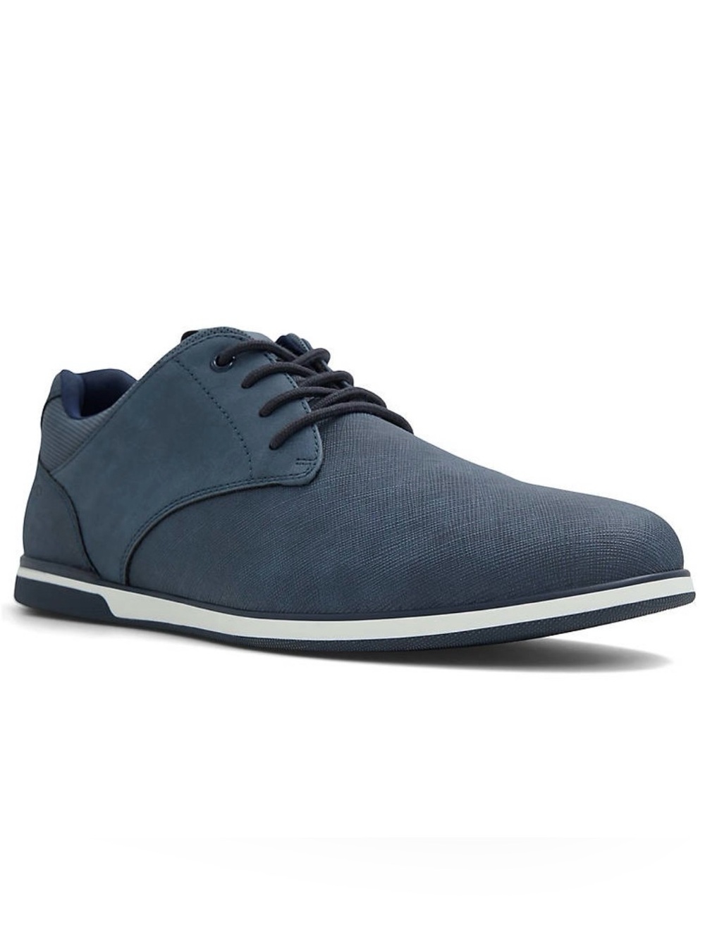 Men's Navy Casual Lace-Up Shoe - Versatile Everyday Comfort